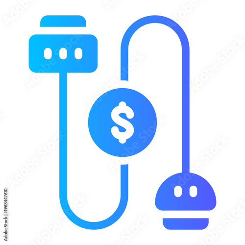 cable gradient icon