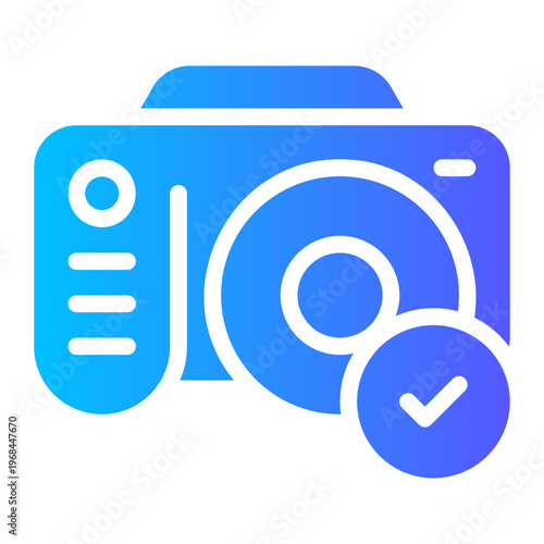 camera gradient icon