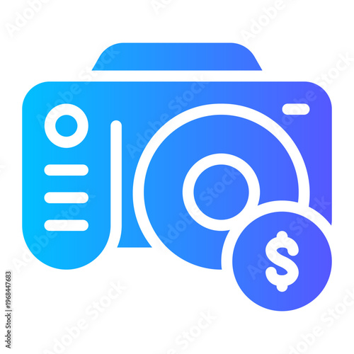 camera gradient icon