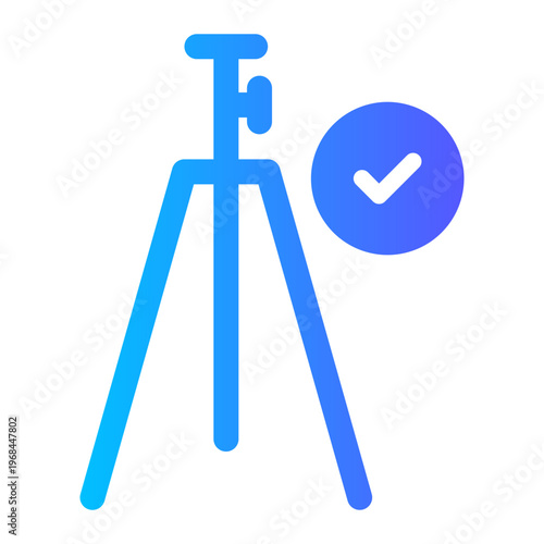 tripod gradient icon