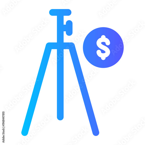 tripod gradient icon