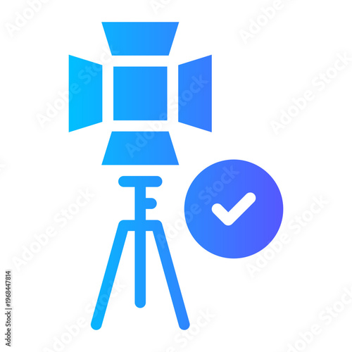 reflector gradient icon