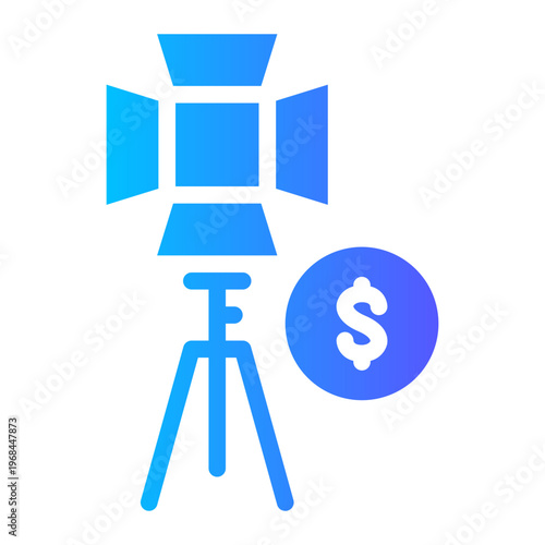 reflector gradient icon