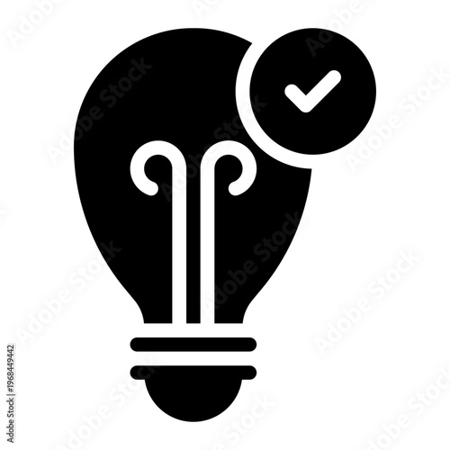 bulb glyph icon
