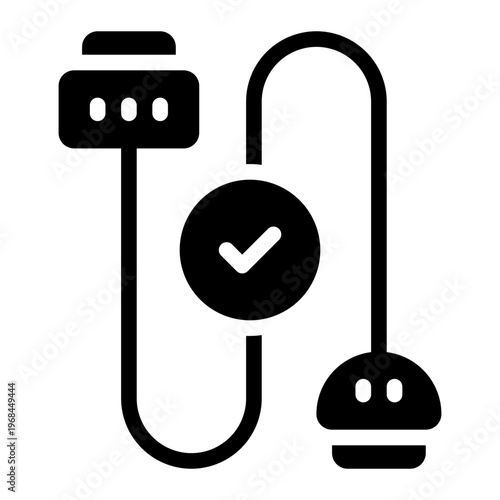 cable glyph icon