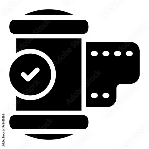 camera roll glyph icon