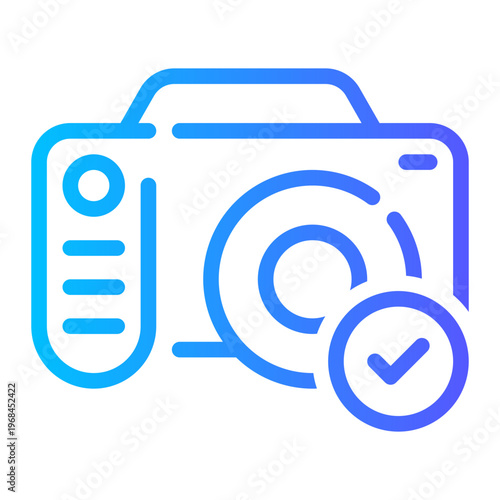 camera gradient icon