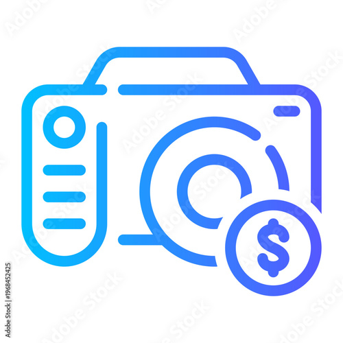 camera gradient icon