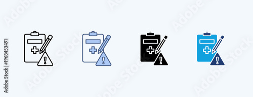 Emergency Plan Multiple Icon