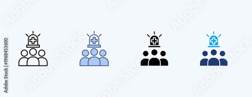 Response Team Multiple Icon