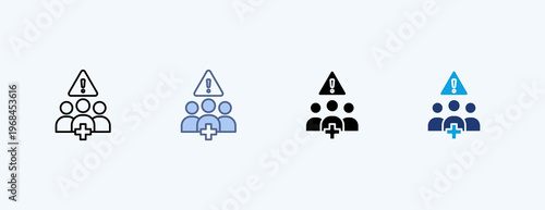 Incident Response Multiple Icon