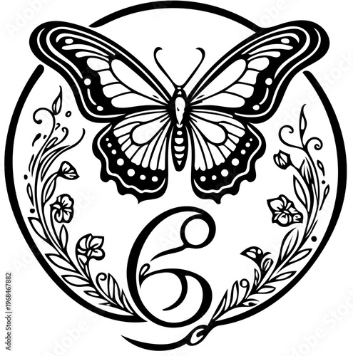 Decorative Tattoo Art Inspired by Semicolon Symbol