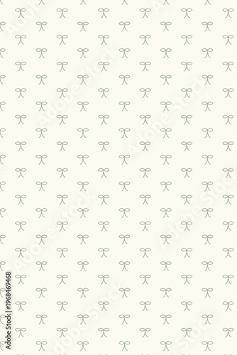 Minimal seamless bow pattern