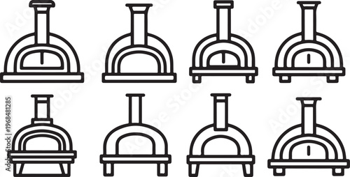 Vintage black and white illustration of ornate outdoor lamps on posts Vector