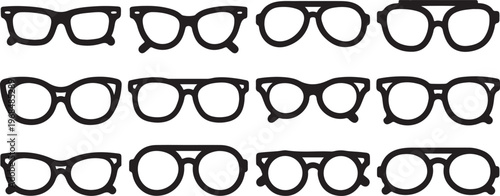 Black circle patterns arranged in a 3x4 grid layout Vector