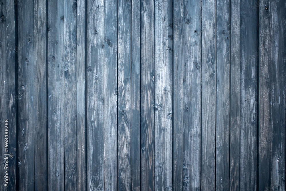 Fototapeta premium Blue Gray Wooden Plank Texture