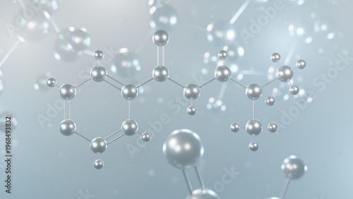 Photos iproniazid molecular structure, 3d model molecule, antidepressant structural che