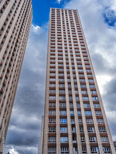 immeubles dans le quartier des Olympiades dans le onzième arrondissement de Paris en France