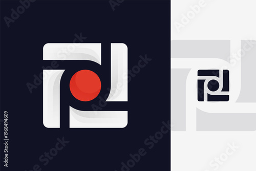 Premium Gradient Camera Logo Modern Photography Studio Media Brand Vibrant Identity Vector Template