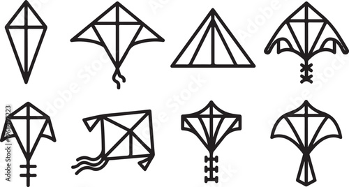 Linear diagrammatic representations of geometric shapes and their symmetries Vector