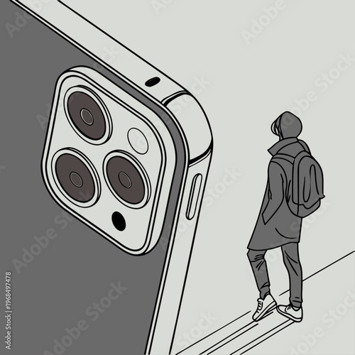 Sleek iPhone Showcase – Modern Tech Elegance