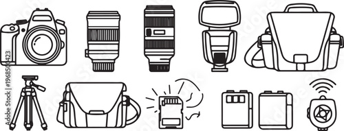 Assorted kitchenware and cooking utensils illustration Vector