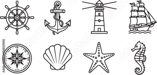 Historical sketches of various transportation modes from bicycles to steam engines Vector