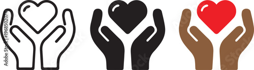 Caring Support Helping Hands Icon