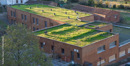 Environmental sustainability green roofs in public buildings