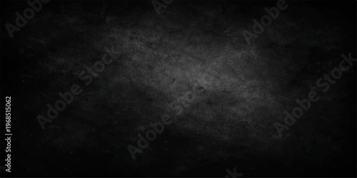 Dark grunge paper texture background with vintage dirty wall surface blackboard style blank concrete design and aged textured pattern backdrop