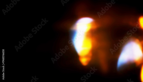 Cinematic light flare on dark background with glowing blur effect, abstract dramatic texture for modern design.