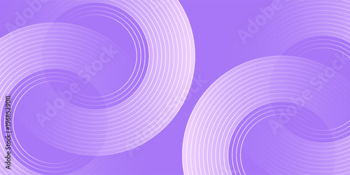 Abstract circle lines on pink and purple background. Geometric stripe line art design for poster, brochure, cover, website, header, web banner, presentation.