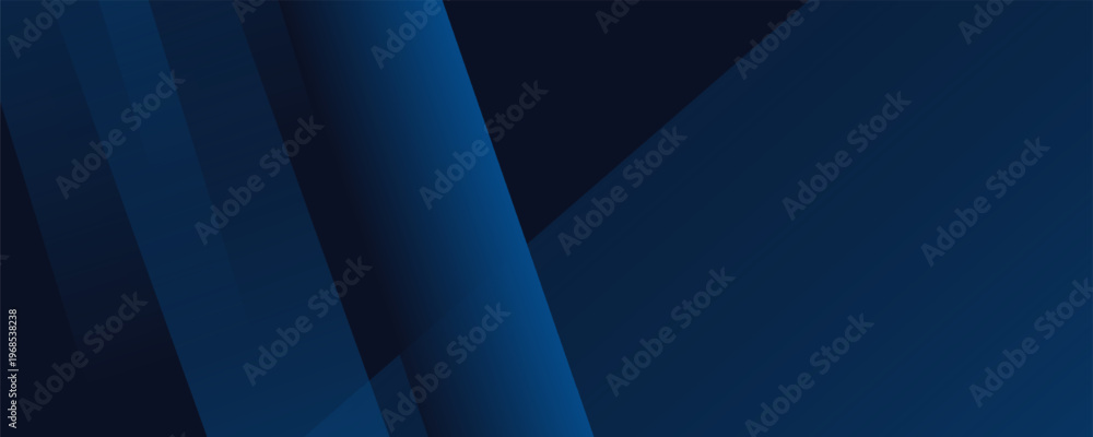 Obraz premium Dark blue modern business abstract background. Vector illustration design for presentation, banner, cover, web, flyer, card, poster, wallpaper, texture, slide, magazine, and powerpoint