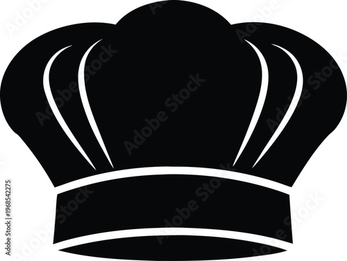 Professional chef hat cooking icon restaurant food kitchen vector symbol