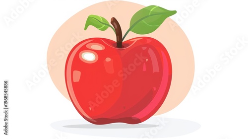 Apple cartoon image design material, cute cartoon apple character design, lovely fruit mascot vector set, funny cartoon apple expressions, simple flat style illustration, colorful cartoon fruit elemen