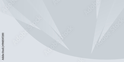 Minimalist abstract background featuring soft gray wave shapes with smooth gradients and layered curves. Clean and modern design suitable for presentations, websites, banners, and corporate templates.