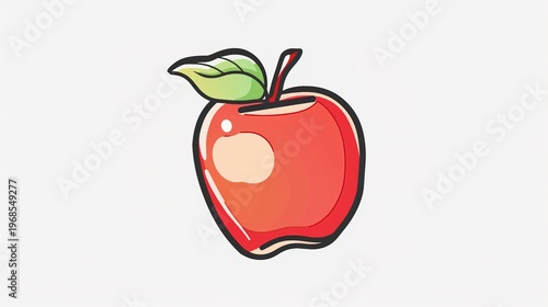 Apple cartoon image design material, cute cartoon apple character design, lovely fruit mascot vector set, funny cartoon apple expressions, simple flat style illustration, colorful cartoon fruit elemen