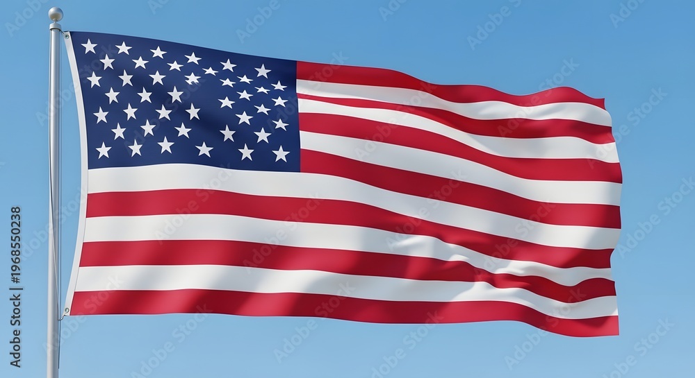 Obraz premium Honoring heroes a patriotic american flag for memorial day remembrance and national pride