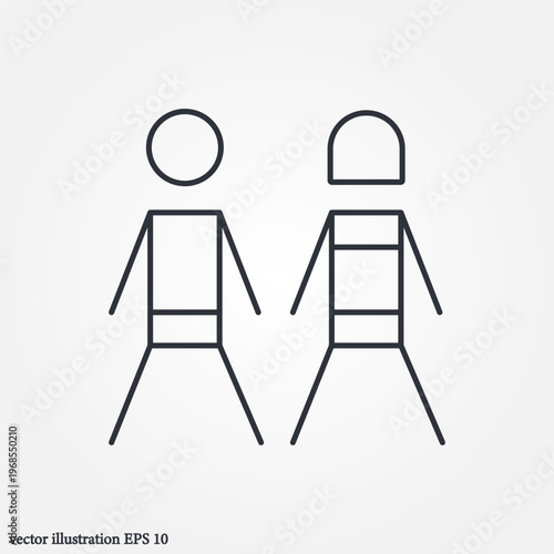 male and female gender icon symbol illustration vector eps10 logo template design pattern seamless bright minimal design flat design realistic style simple design modern design
