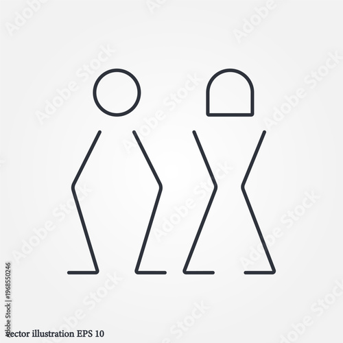 male and female gender icon symbol illustration vector eps10 logo template design pattern seamless bright minimal design flat design realistic style simple design modern design