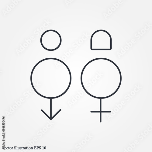 male and female gender icon symbol illustration vector eps10 logo template design pattern seamless bright minimal design flat design realistic style simple design modern design