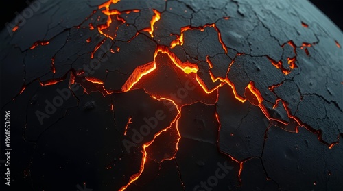 Cracked global tension background