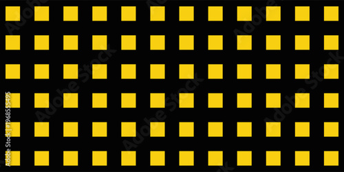 Warning tape with yellow and black diagonal stripes. Warn stop seamless line. Yellow and black caution tape border. eps10