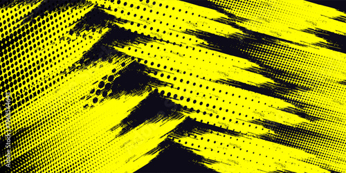 Halftone dots gradient grunge texture background blue and black color pattern. Dot pop art comic sport style vector illustration. grunge vector dots