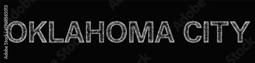 Sketch Oklahoma City text design element