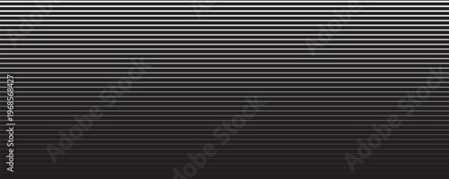 Black straight parallel lines of different thickness in row pattern. Halftone background from stripes for design. Vector Illustration isolated on transparent
