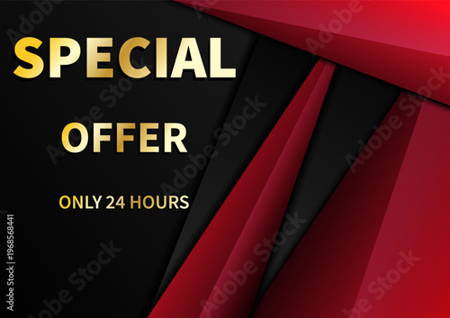 Elegant luxury sale banner with sophisticated color scheme and modern typography. Perfect for high-end brands, fashion promotions, corporate marketing, and exclusive offers. Clean and professional lay