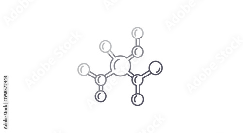 A molecular structure diagram of a chemical compound.