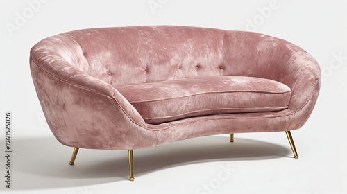 Modern Designer Sofa, Luxury Living Room Furniture, Stylish Interior Decor, Studio Background, Contemporary Fabric Couch, Elegant Home Seating Design, Modern Interior Concept.