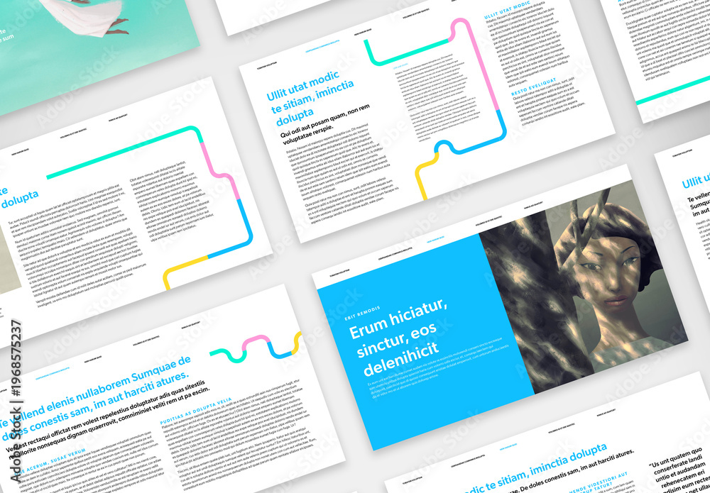 Startup Pitch Deck Presentation Template Stock Template | Adobe Stock